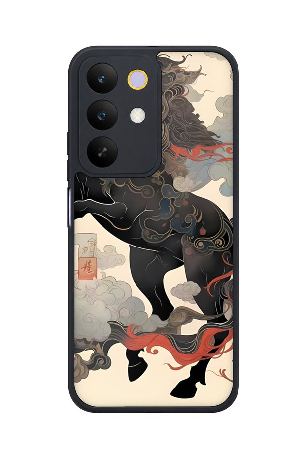C85 5g Compatible Horse Patterned Camera Protected Shockproof Case