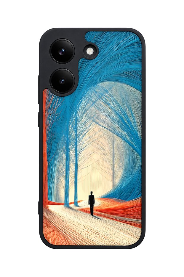 X8 Pro Compatible Journey Patterned Camera Protected Shockproof Case