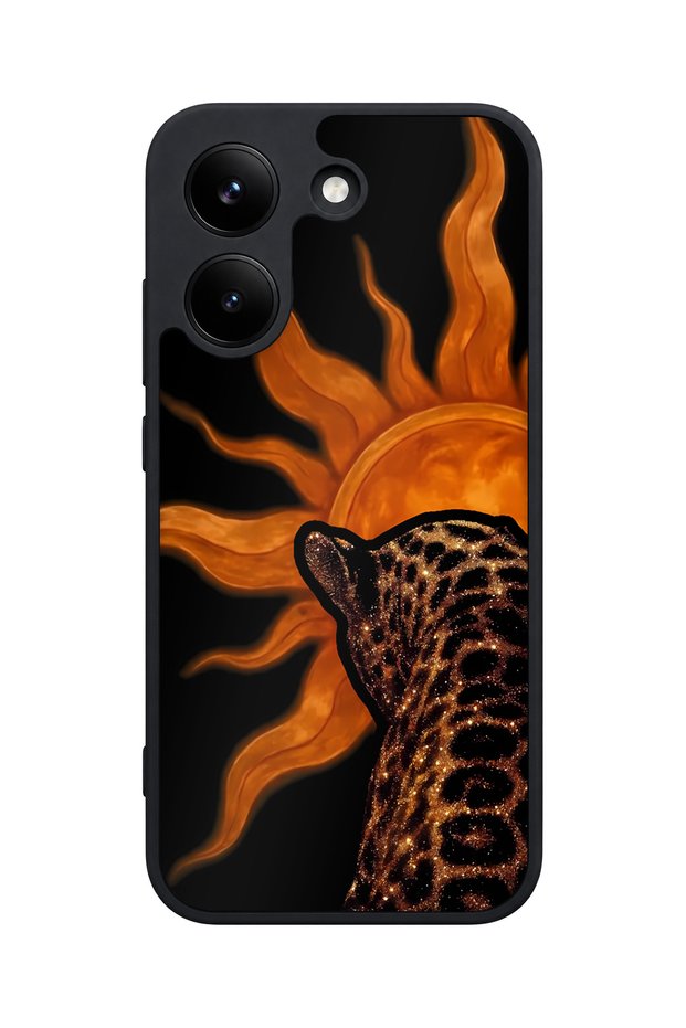 X8 Pro Compatible Jaguar Patterned Camera Protected Shockproof Case