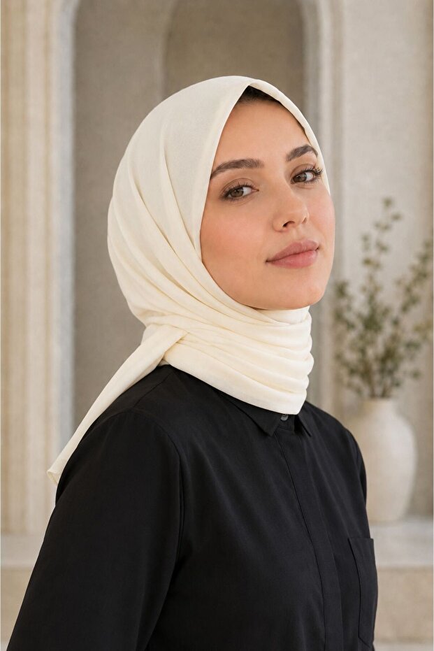 Women's Plain Scarf Hijab Daily Simple Stylish Comfortable Use