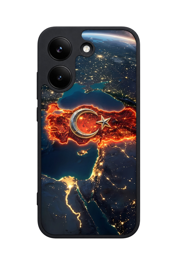 X8 Pro Compatible Anatolian Patterned Camera Protected Shockproof Case