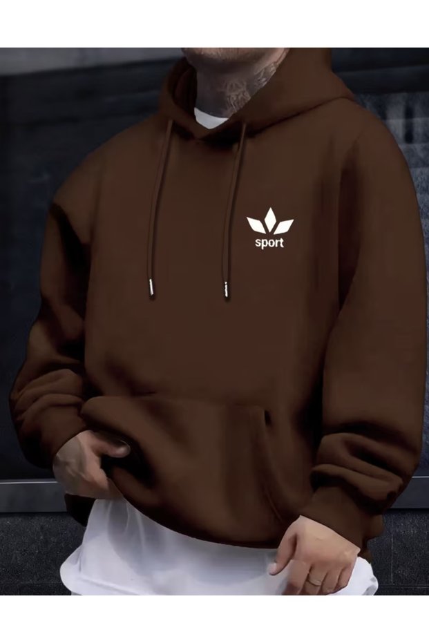 Men's Hooded Oversize Sports Sweatshirt