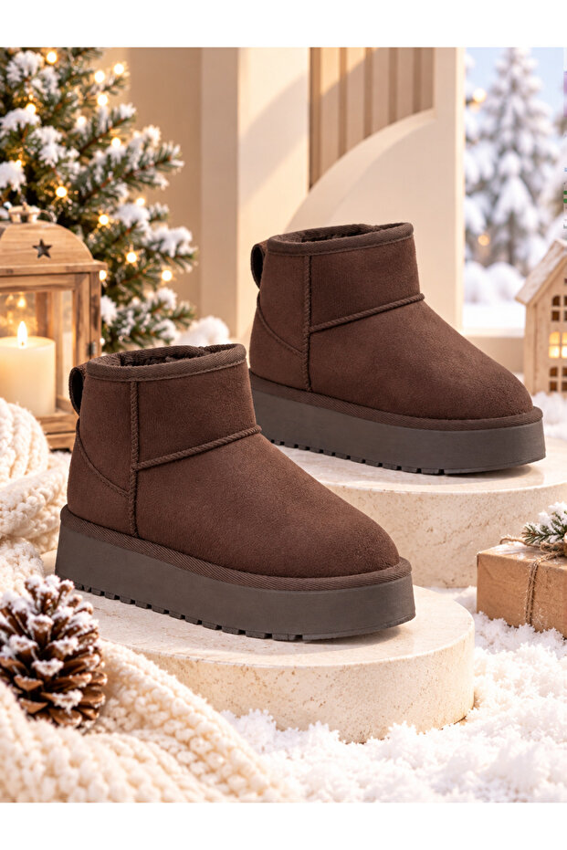 Girl's Mini Ug Boots Warm Stylish Winter Plush Lined Children's Boots-Casual Sneaker