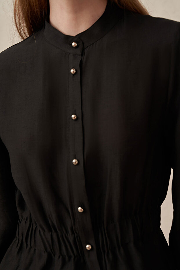 Tunic with Elastic Waist Detail