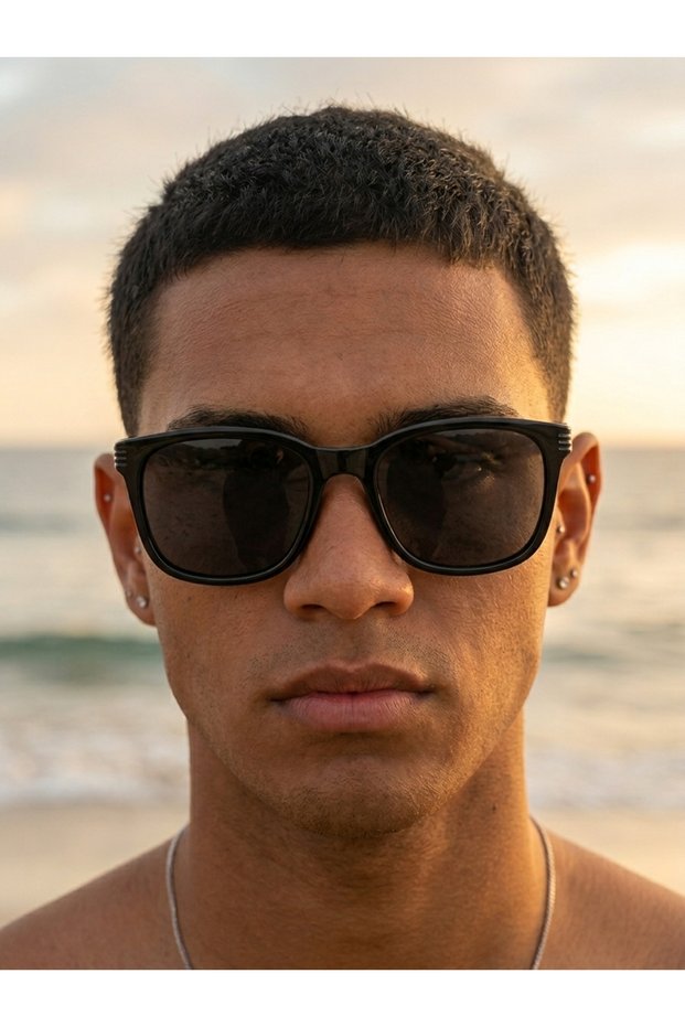 Polarized Sunglasses Half Wayf Model Black 53 Ekartman Unisex New Season