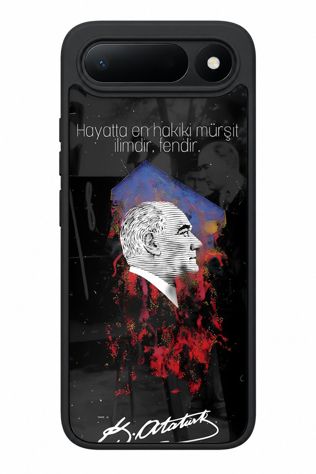Spark 50 5g Compatible Atatürksilüeti Patterned Shockproof Case with Camera Protection
