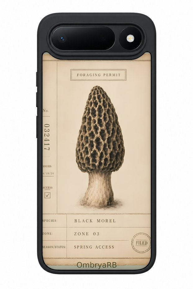 Spark 50 5g Compatible Morel Patterned Camera Protected Shockproof Case