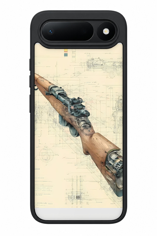 Spark 50 5g Compatible Rifle Patterned Camera Protected Shockproof Case