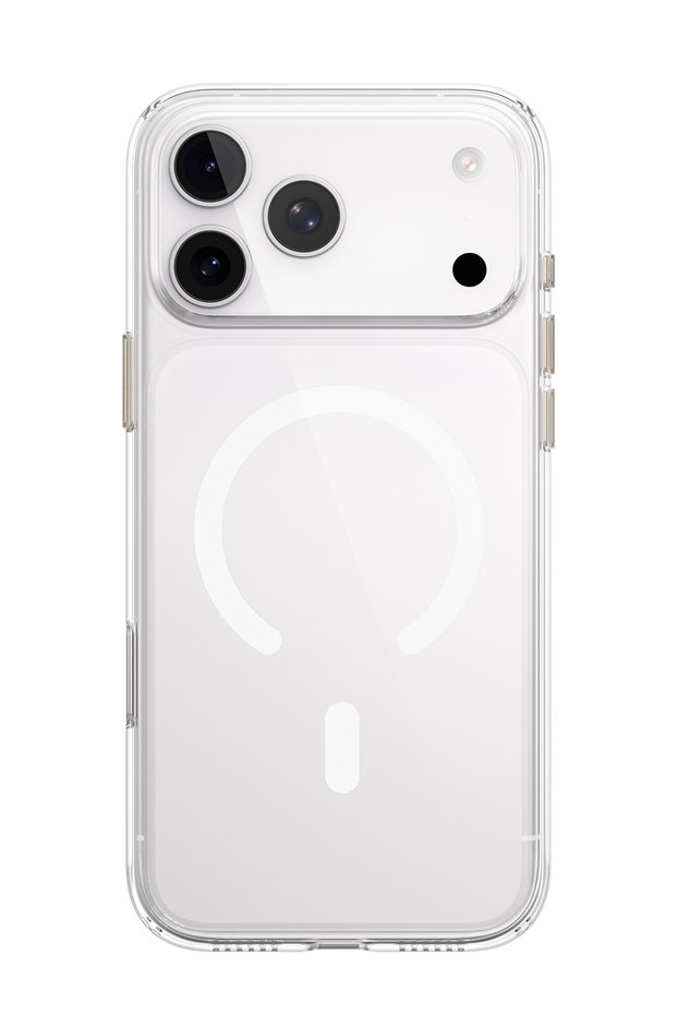 iPhone 18 Pro Max Compatible Crystal Clear Magsafe Case (Metal Button) 6.3 Shock Absorbing