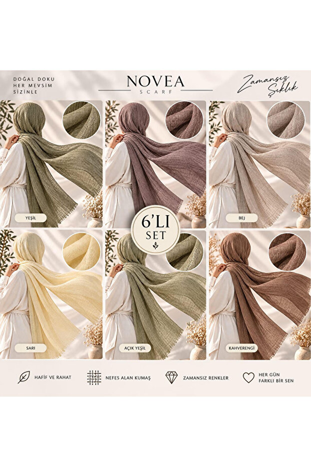 MODAL ŞAL 6 LI SET