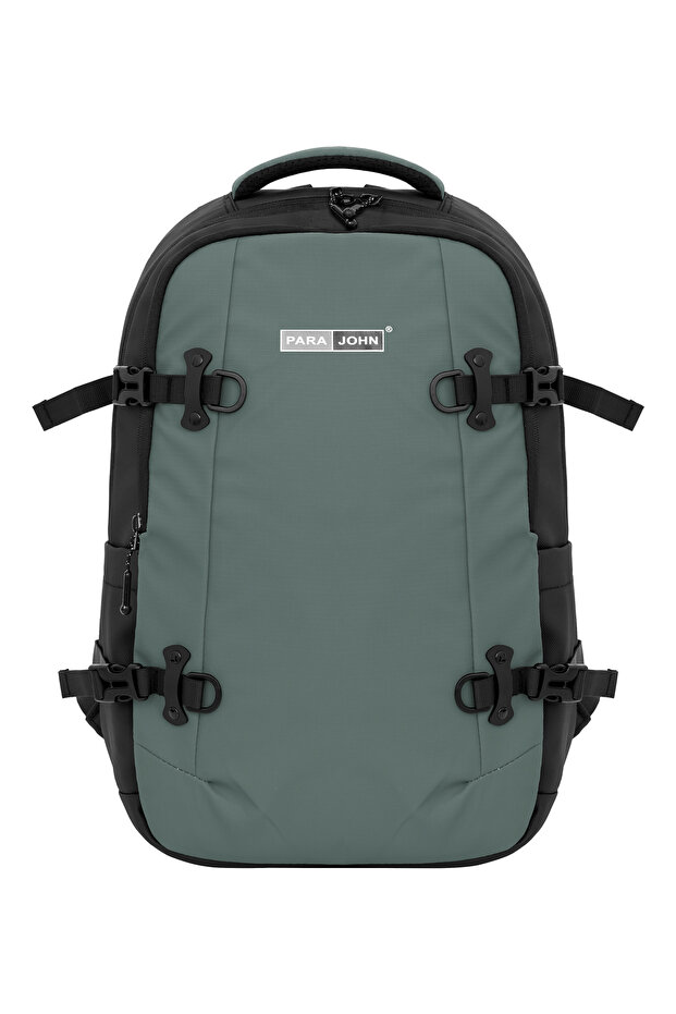 Travel Backpack for Men & Women, Large Laptop Backpack with Multiple Compartments, Adjustable Compression Straps, Padded Back & Shoulder Straps, Black Backpack for Travel, Office & College