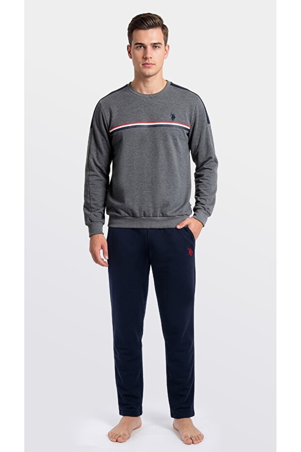 Men's Anthracite Melange Home Wear