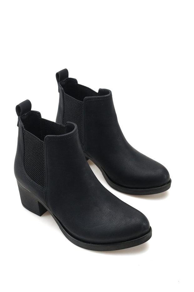 Astra Flora Women's Heeled Boots 00122670 Matte Black