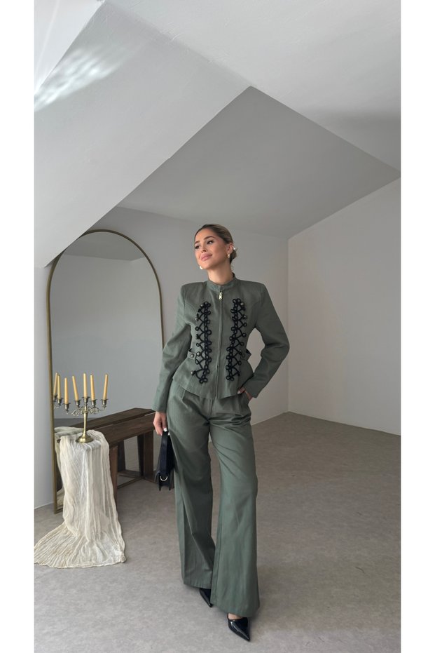 Medallion Jacket and Trousers Set