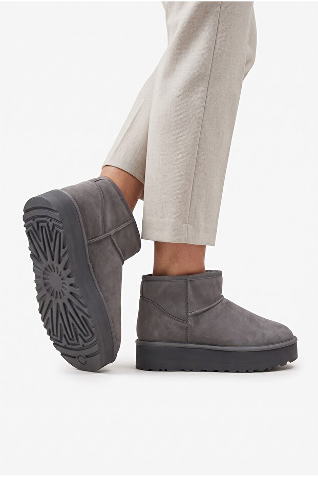 Furry Warm Lining Water-Repellent Women's Winter Daily Use Short Mini Thick Sole Boots