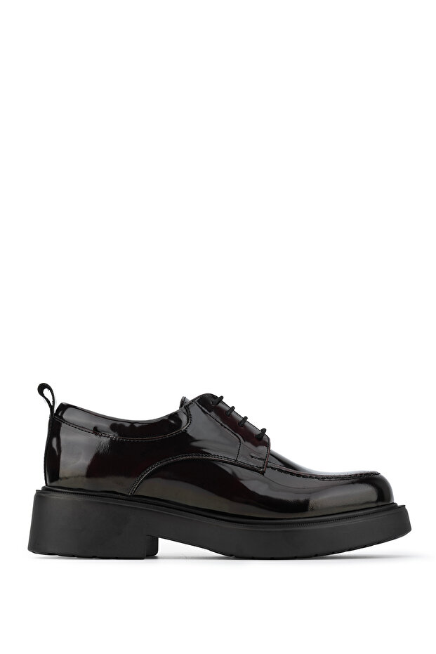 Men's Genuine Leather Claret Red Classic Shoes