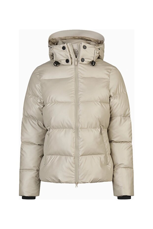 Quilted Jacket 8023 Women's Hooded Luxury Coat