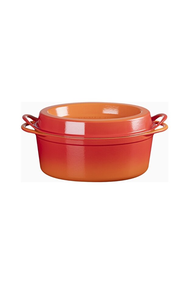 Doufeu Special Lid Design Cast Iron Pot 32cm