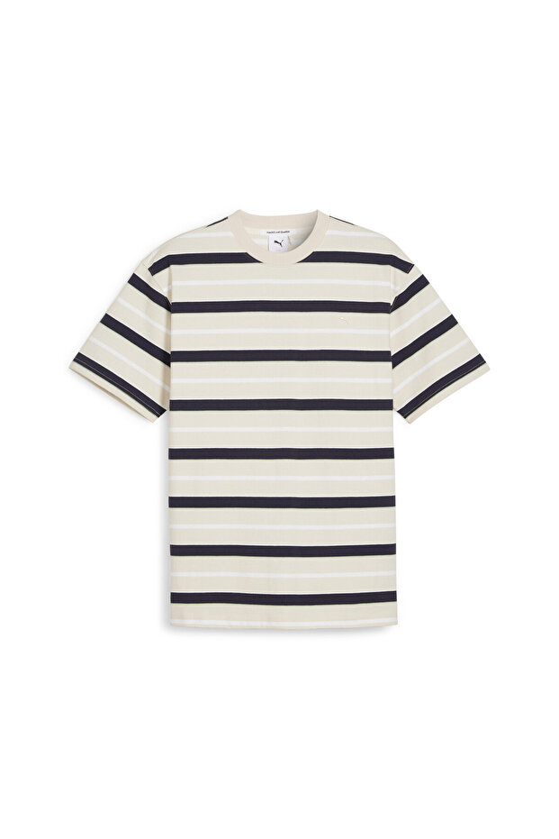 MMQ Striped Tee