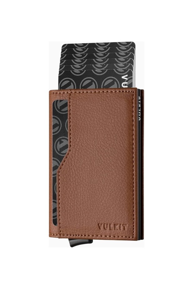 Rfid Protected Pop-Up Dual Id Window Men's Card Holder Wallet