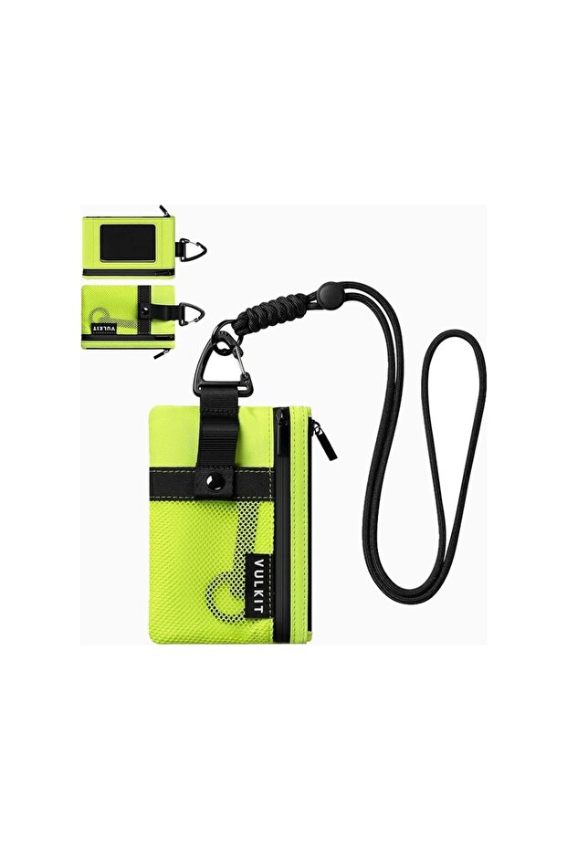 Minimalist Unisex Wallet with Rfid Protection and Zipper