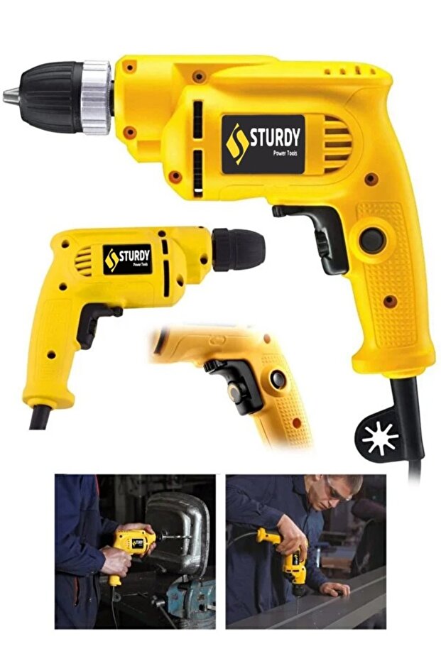 Metal gear 10mm electric drill