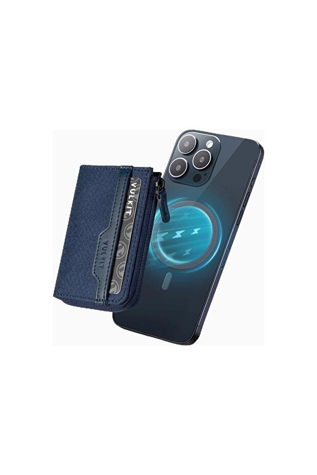 Rfid Minimalist Magsafe Compatible Magnetic Card Holder Men's Wallet