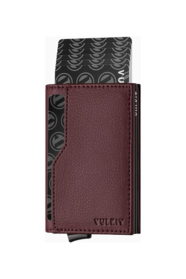 Rfid Protected Pop-Up Dual Id Window Men's Card Holder Wallet