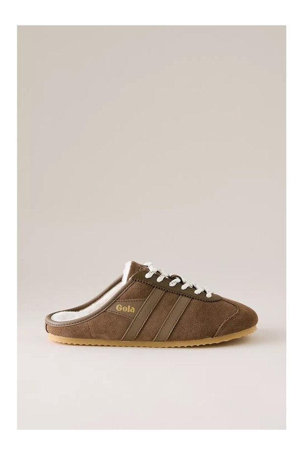 Gola Cleora Suede Slip-On Mule Sneakers