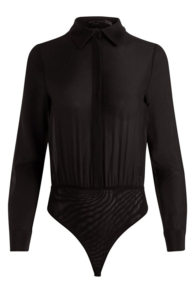 Willa Silk Bodysuit, 100% Silk, Slim Fit, Elegance from Day to Night