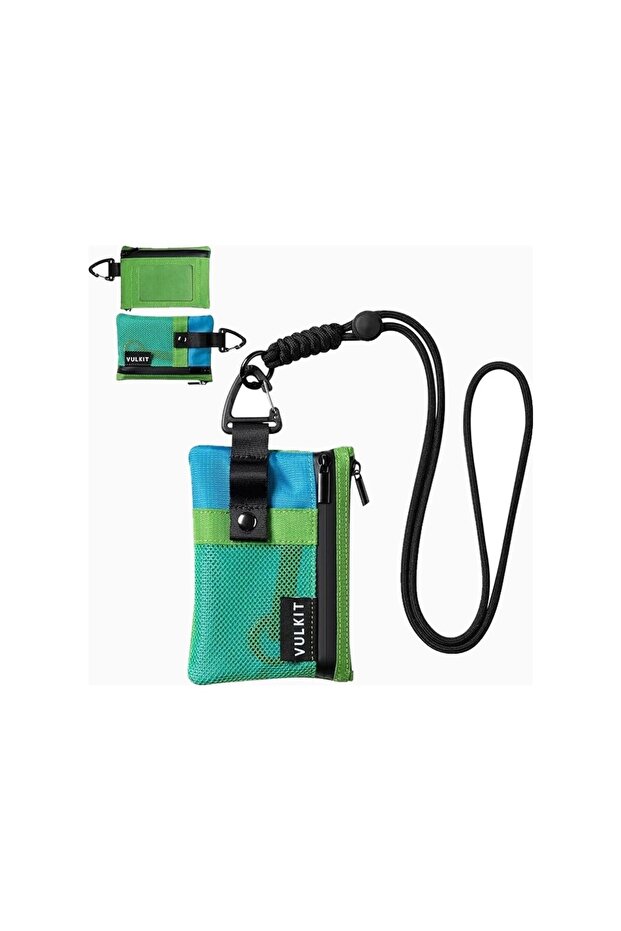 Minimalist Unisex Wallet with Rfid Protection and Zipper
