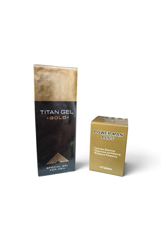 Manni power man plus capsules for men + gold gel | to delay ejaculation, increase penis size, and improve erection strength