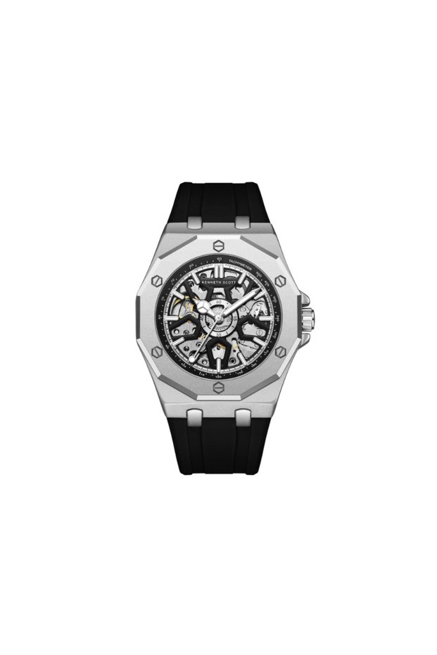 Men's Automatic Black Dial Watch - K25301-SSBB