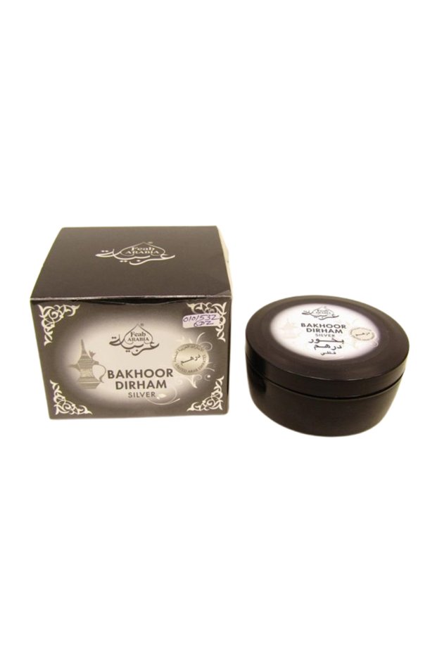 Bakhoor Dirham Silver 55g - Arabian Incense & Oud Fragrance for Home, Guests & Special Occasions