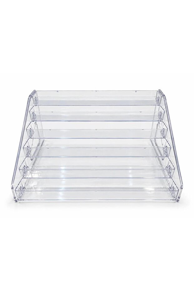 Cosmetic Makeup Organizer Stand Multi-Compartment Organizer 6 Tiers