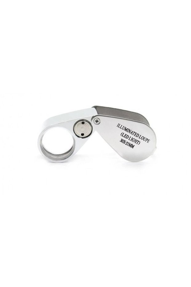 Special Boxed Metal Illuminated Magnifier 30X21 for Control