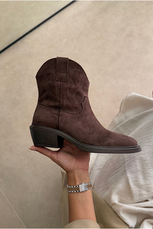 Women's Boots Aci Brown Suede
