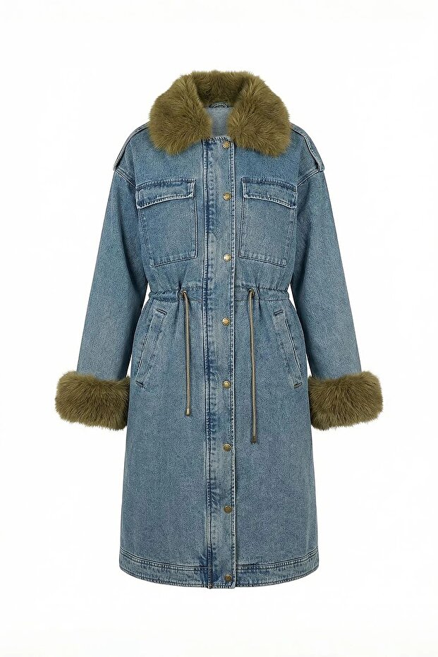 Denim Coat Light Blue 27336