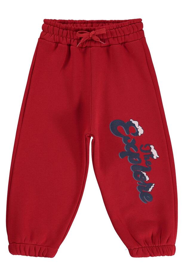 Explore Printed Sweatpants for Ages 2-5 - Red