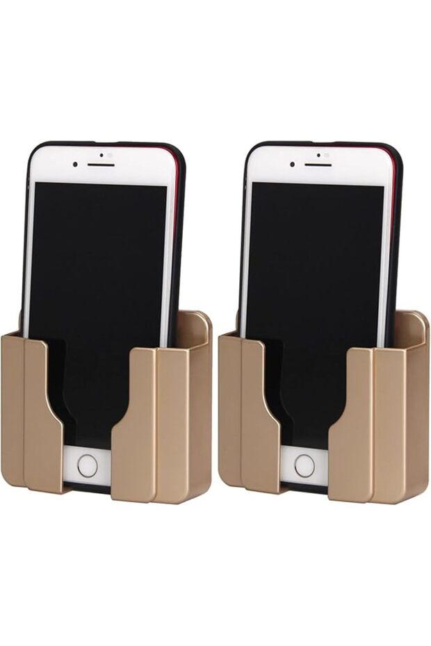 Charging Holder, No Drilling Remote Control Storage Organizer,2PCS