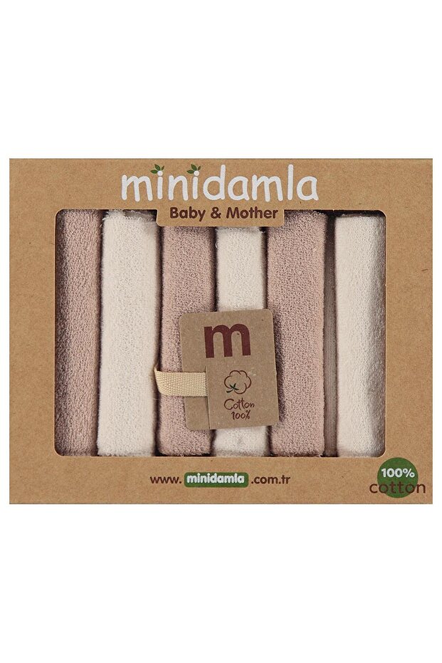 6-Pack Mouth Wipes - Beige