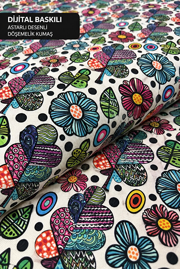 Pati-Friendly Digitally Printed Lined Upholstery Fabric