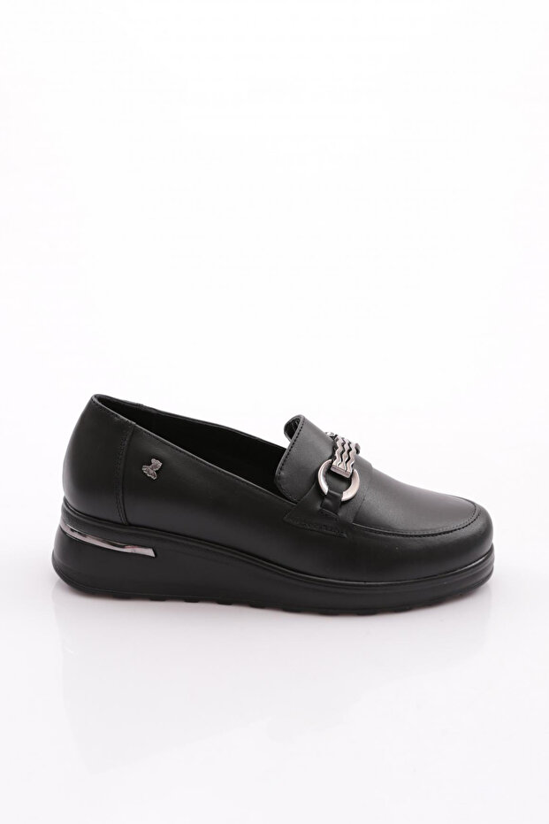13724K Women's Leather Loafer Shoes