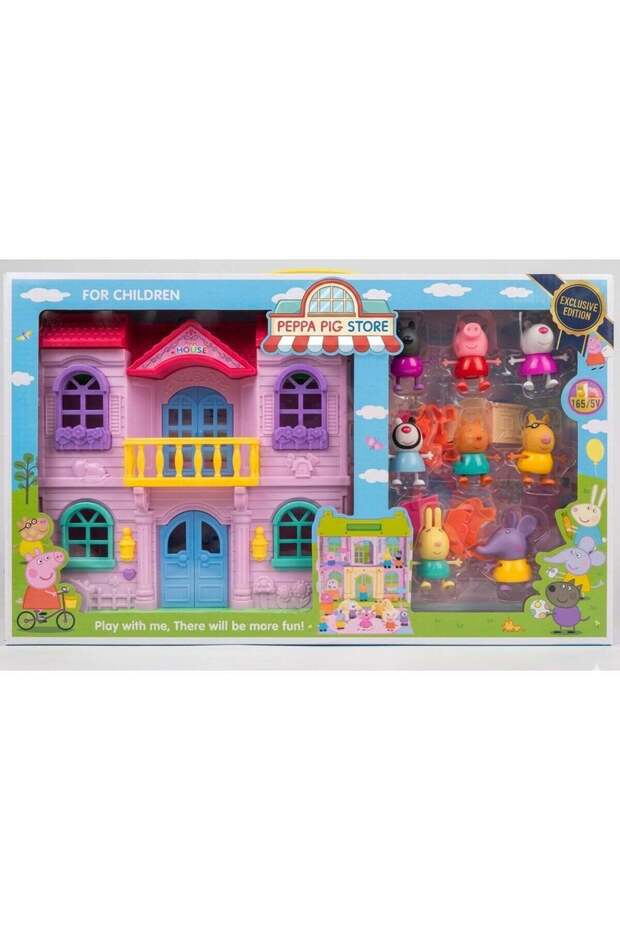 Store beautiful Villa set Toys with all Friends for Kids Gift