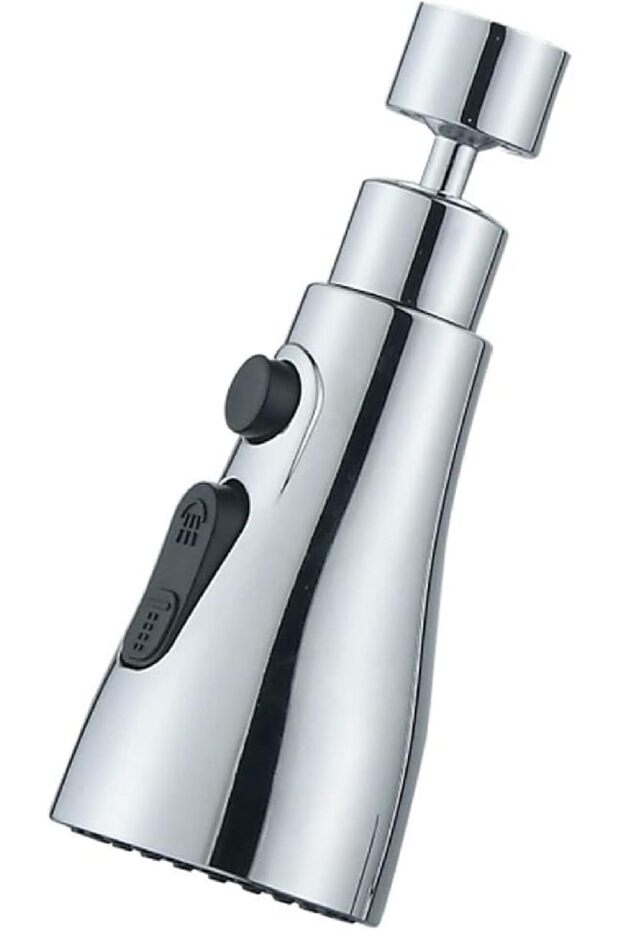 3 Function Kitchen Sink Sprayer Attachment,Kitchen Faucet Head Replacement,Metal Kitchen Fauc