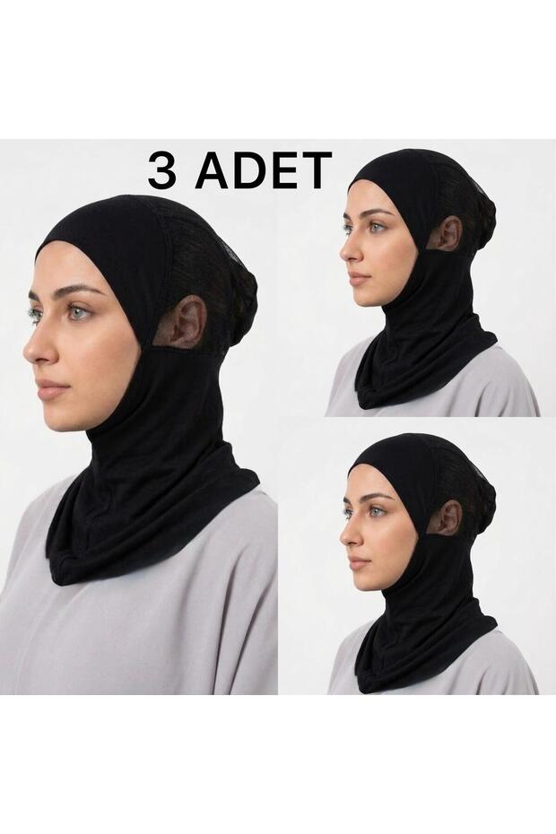 Breathable Practical Air-Conditioned Ninja Bonnet with Neck Collar – Lycra Fabric with Tulle on the Back - Daily Use