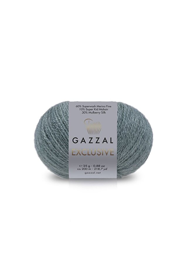 Exclusive Silk Mohair Merino Wool Hand Knitting Yarn 25 Gr 200 m - 1 Piece-9933