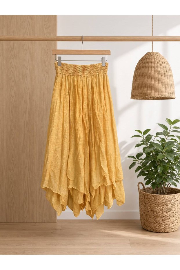 Asymmetrical Cut Skirt