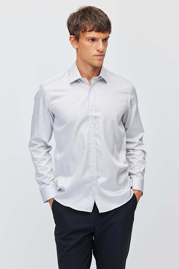 Men's Regular Fit Plain Shirt
