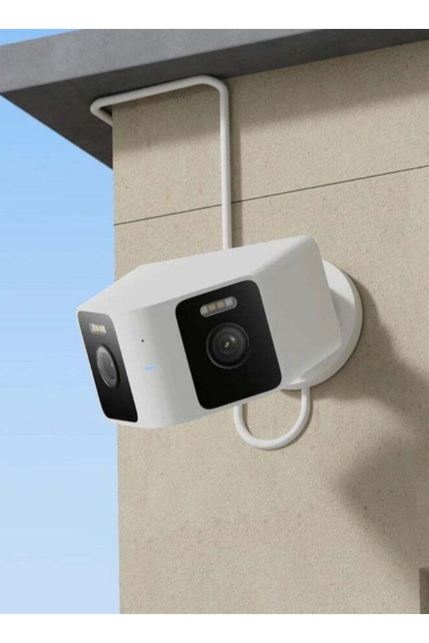 Xiaomi Outdoor Camera CW100 Dual | 2K 3MP Outdoor Security Cameras with Dual Lenses, Color Night Vision, 360° Pan-Tilt, AI Human Detection, IP66 Weatherproof, 2.4GHz WiFi
